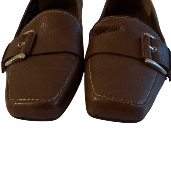 Stuart Weitzman Brown Leather Women's Shoes Size 8 M - Picture 2 of 7